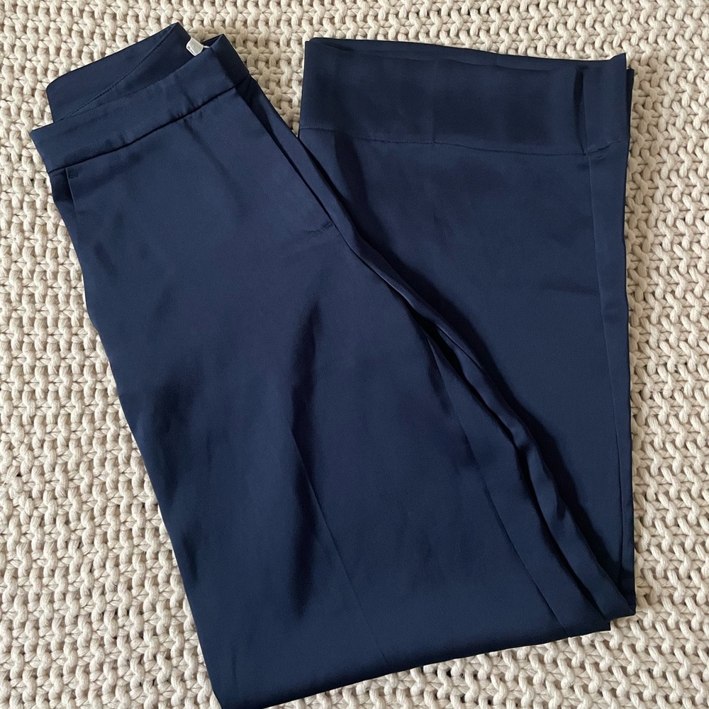 H&M WIDE-LEG SATIN PANTS - Picture 6 of 9
